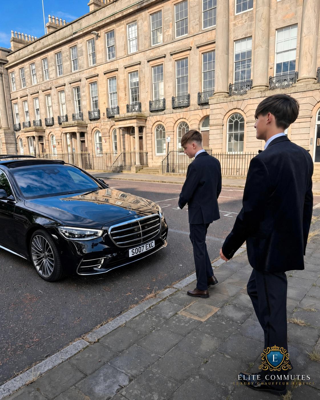 Elite Commutes corporate chauffeur vehicle