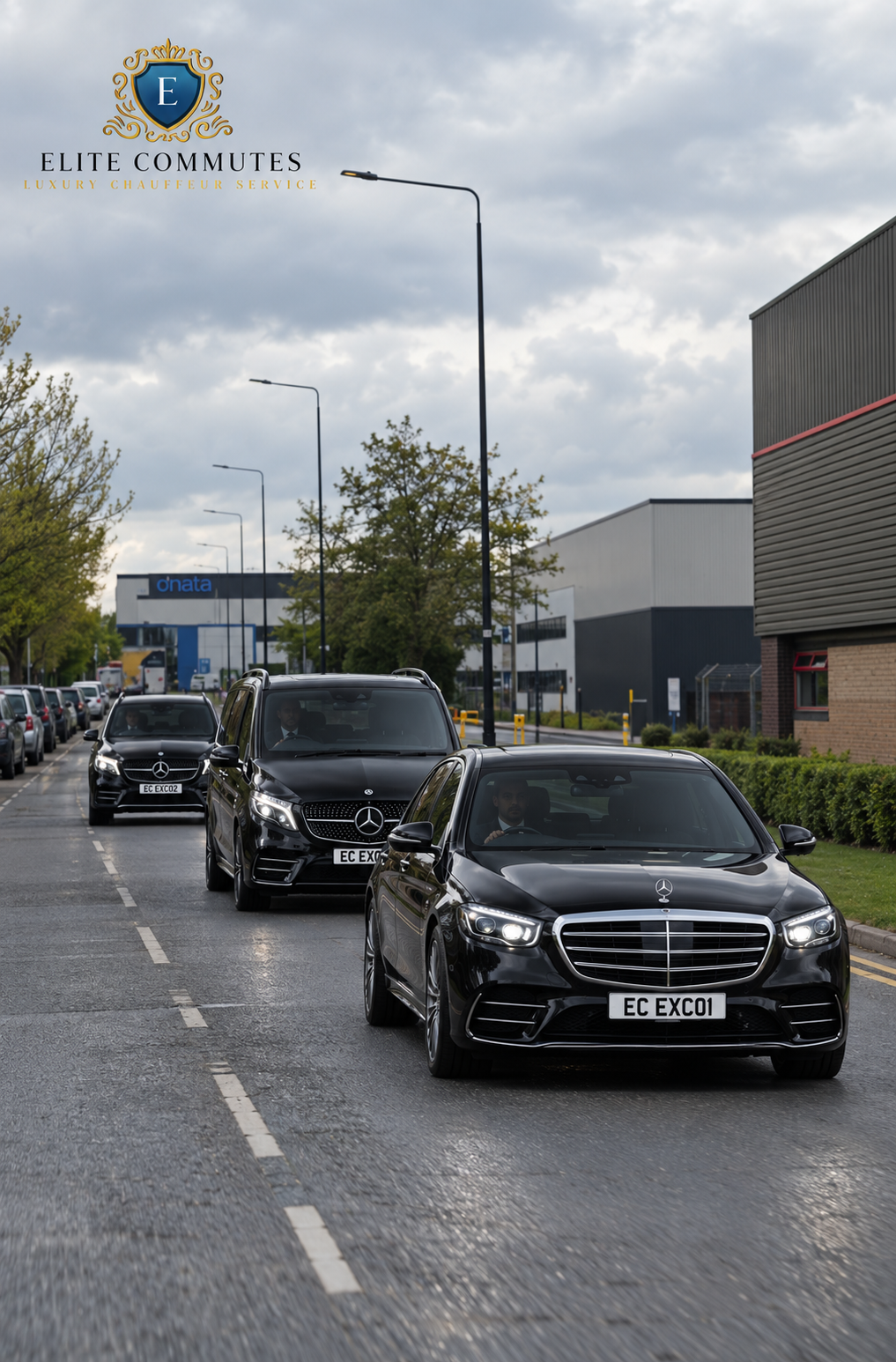 Elite Commutes chauffeur vehicle for airport transfers
